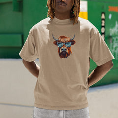 Cool Highland Cow In Sunglasses Design