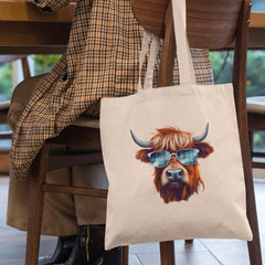 Cool Highland Cow In Sunglasses Design