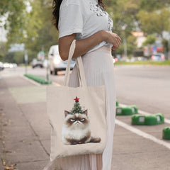 Cute Christmas Grumpy Cat Xmas Tree Design
