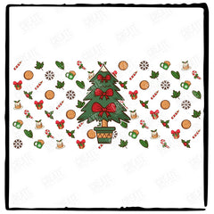 Cute Christmas Tree Festive Libby Wrap Design