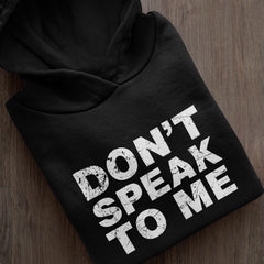 Retro Don't Speak To Me Text Desing