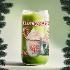 Christmas Have Yourself A Merry Little Coffee Festive Xmas Libby Wrap Design