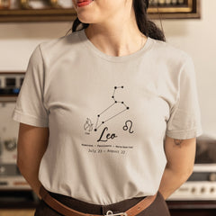 Leo Star Sign Without Frame Pattern Design