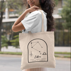 Libra Star Sign With Frame Pattern Design