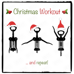 Christmas Workout And Repeat XMAS Design