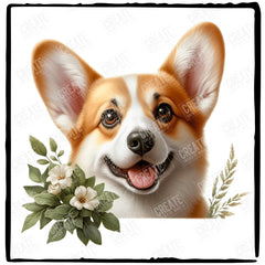 Cute Dog Pembroke Welsh Corgi Breed Design