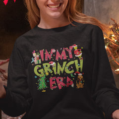In my Grinch Era Christmas Grinchmas Festive Design