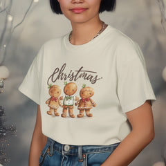 Cute Gingerbreads Christmas Festive Design
