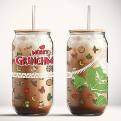 Christmas Merry Grinchmas Grinch Festive Xmas Libby Wrap Design