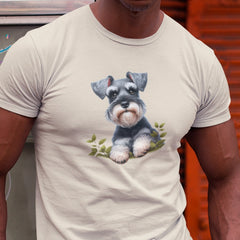 Cute Dog Miniature Schnauzer Breed Design