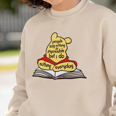 Pooh Bear Quote Book Statement