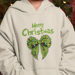 Merry Christmas Hrinch Bow Grinchmas Festive Design