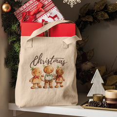 Cute Gingerbreads Christmas Festive Design