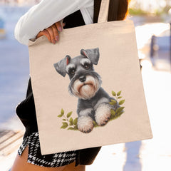 Cute Dog Miniature Schnauzer Breed Design