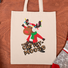 Happy Christ-Moose Cute Moose Santa Design