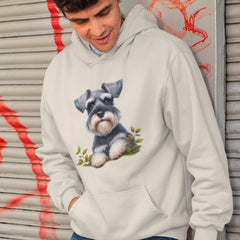 Cute Dog Miniature Schnauzer Breed Design