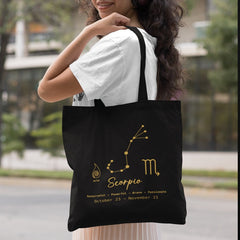 Scorpio Star Sign Gold Pattern Design