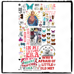 DTF Genius Pack 1 - Taylor Swift Designs