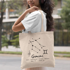 Gemini Star Sign Without Frame Pattern Design