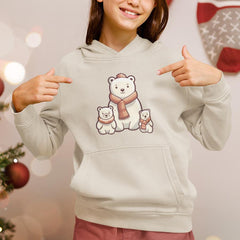 Cute Polar Bears With Christmas Tree Kids Christmas Character Design