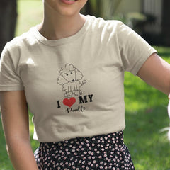 Cute Dog I Love My Poodle Animal