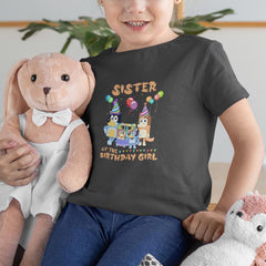 BLUEY Family Sister Of The Bday Girl Blue Kids TV Design