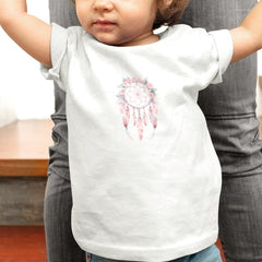 Feather Pink Dreamcatcher Pattern Design