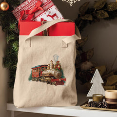Christmas Train Aesthetic Pattern Design