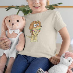 BLUEY Indy Standing Right Happy Blue Kids TV Design