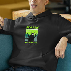 Funny Black Cat Pew Pew