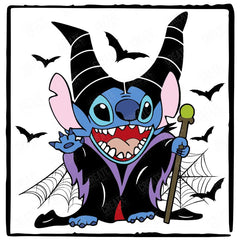 Halloween Stitch Malificent Sleeping Beauty Kids Cartoon Design