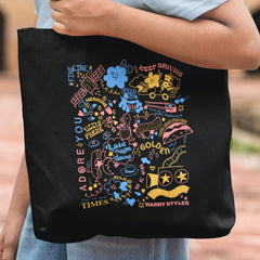 Harry Styles Colourful Doodles Song Album Design