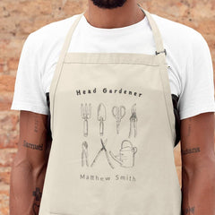 Garden Head Gardener Tools Personalised Pattern Design