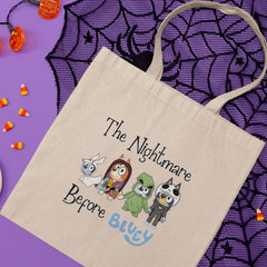 BLUEY Halloween The Nightmare Before Bluey Design