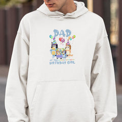 BLUEY Family Dad Of The Bday Girl Blue Kids TV Design