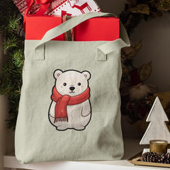Cute Polar Bear With Christmas Tree Kids Christmas Character Design