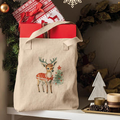 Christmas Tree Deer Aesthetic Pattern Design