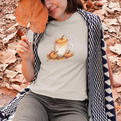 Halloween Coffee Pumpkin Spice Pattern Design