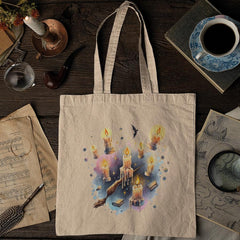 Harry Potter Broom & Candles Pattern Design