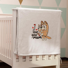 BLUEY Mum Chilli I Love You Mum Blue Kids TV Design