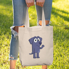 BLUEY Jean Luc Waving Happy Blue Kids TV Design