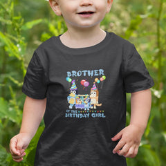BLUEY Family Brother Of The Bday Girl Blue Kids TV Design