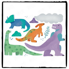 Dinosaur Dinos Kids Baby Pattern Design