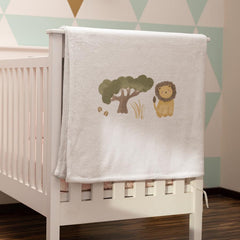 Kids Safari Cute Characters Lion and Tree Design