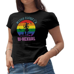 Witch Please I'm Bi-Hexual LGBTQ Rainbow Pride Design