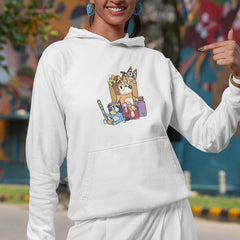 BLUEY Chilli Mum With Bluey And Bingo Blue Kids TV Design