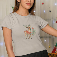 Christmas Tree Deer Aesthetic Pattern Design