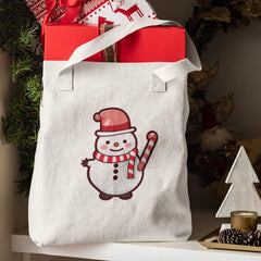 Cute Snowman In Hat Kids Christmas Character Design