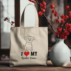 Cute Dog I Love My Border Terrier Animal