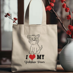 Cute Dog I Love My Yorkshire Terrier Animal